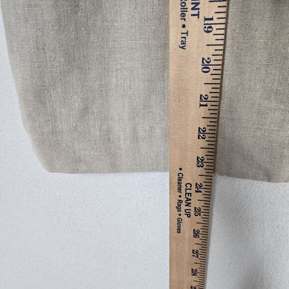 Relativity Linen Jacket Sz S Beige Pink Green Floral Embroider Coquette Coastal - Picture 10 of 14